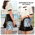 thumbnail image 6 of FORMRS Crossbody Bag for Women Quilted Travel Shoulder Cell Phone Purse with Chain Strap Handbag, Floral Easter Rabbits, 6 of 7