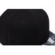thumbnail image 3 of Classic Snapback Hat Hip Hop Flat Bill Visor Cap - Unisex Adult Ajustable Baseball Hats, Blue Feliz Sencillez, 3 of 3