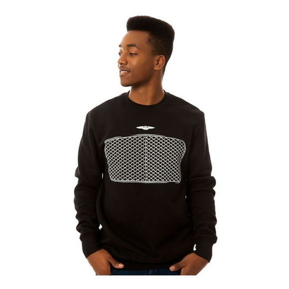 Crooks & Castles Mens The Bent Grill Sweatshirt, Black, X-Large