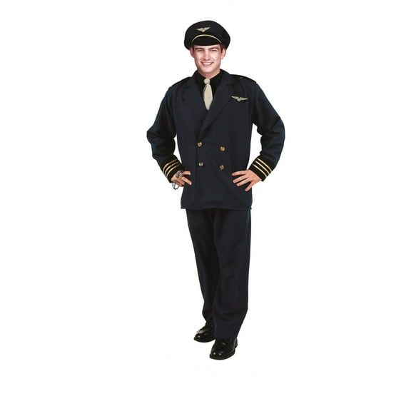 RG Costumes 85446 Flight Captain Costume - X-Large Male 42-46
