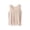 Beige-RongHuan fleece tank tops, variant on RongHuan Thermal Tank Tops Women Plus Size Fleece Lined Underwear Tops Camisoles Sleeveless Warm Undershirt with Pocket
