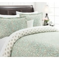 thumbnail image 2 of Chanasya Ultra Soft Damask 3-Piece Reversible Queen Bedding Duvet Cover Set - Luxurious Brushed Microfiber Comforter Cover - Zipper Closure (1 Duvet Cover & 2 Pillowcases ) Sage - Queen, 2 of 3