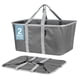 thumbnail image 1 of Bolsa de lavandería plegable, color carbón/gris, 2 unidades, 50 l (13 gal), cestas de lavandería plegables con marco de alambre desplegable resistente y asas de transporte largas, cesta, 1 of 7