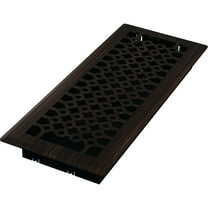 Imperial Floor Register Standard - Adjustable Oil-Rubbed Bronze Steel - 4 in x 12 in