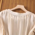 thumbnail image 6 of Womens Summer Tops Vintage Long Sleeve Floral Embroidered Print Fashion T Shirts Crew Neck Vacation Tee 2026, 6 of 9