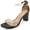 Black, variant on Ecetana Women's High Heels Open Toe Heeled Sandals Wedding Party Pumps