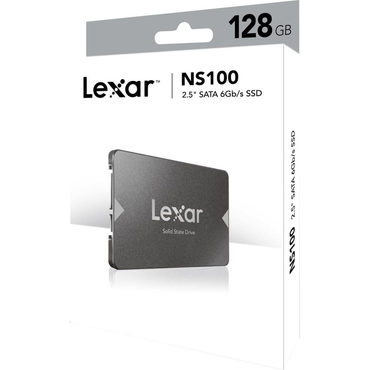 Lexar NS100 128GB SATA III 2.5" Internal SSD, Bundle with Green Extreme 6' Anti-Static Wrist Strap
