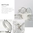 thumbnail image 4 of 2Set Transparent Plastic Sealed Jars Small Airtight Jar For Kitchen Organization And Food Storage, 4 of 5