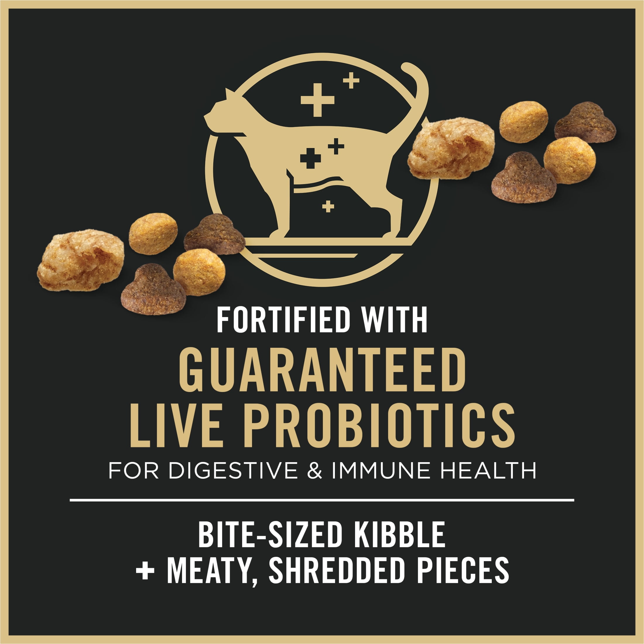 Purina Pro Plan Complete Essentials Shredded Blend Chicken and Rice Formula Adult High-Protein Dry Cat Food, 14 lb.