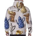 thumbnail image 7 of Wukai Antique Vintage Teapot Coffee Grinder Print Men Hoodies Fleece Sweatshirts Long Sleeve Sweaters Pullover Fall Outfits Winter Clothes-3X-Large, 7 of 7