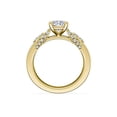 thumbnail image 4 of 0.70 Carat Excellent Radiant Cut Natural Diamond Solitaire with Accents Beautiful Ring for Women Solid 18K Yellow Gold Size 11.5, 4 of 8