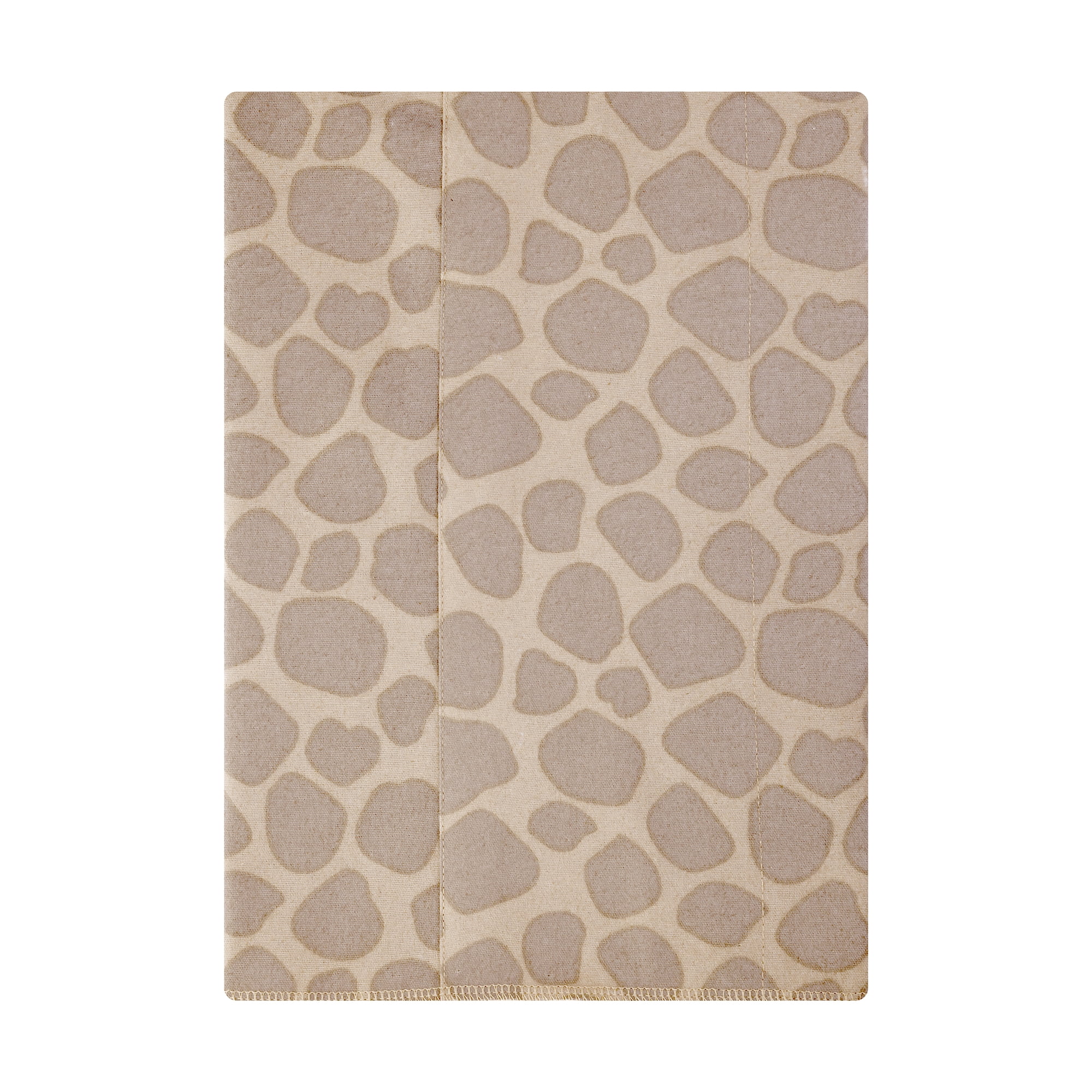 Hudson Baby Infant Cotton Polyester Flannel Burp Cloths 4-Pack, Safari Friends, One Size
