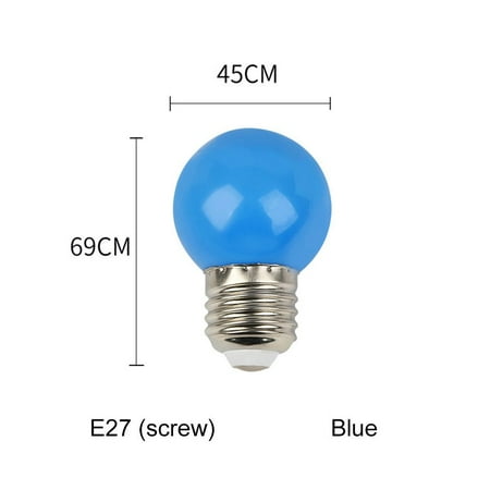 

3W Flashlight SMD 2835 Lamparas Colorful Light G45 Lamp E27 B22 LED Bulb BLUE E27