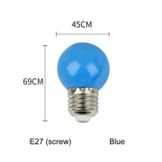 3W SMD 2835 Lamparas Home Decor E27 B22 G45 Lamp LED Bulb Colorful Light BLUE E27
