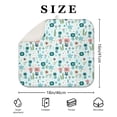 thumbnail image 4 of Pioneer Flower Floral Print Pattern Dish Drying Mat for Kitchen 1 Pack, Ultra Absorbent Microfiber Dishes Drainer Mats,16"x18", 4 of 6