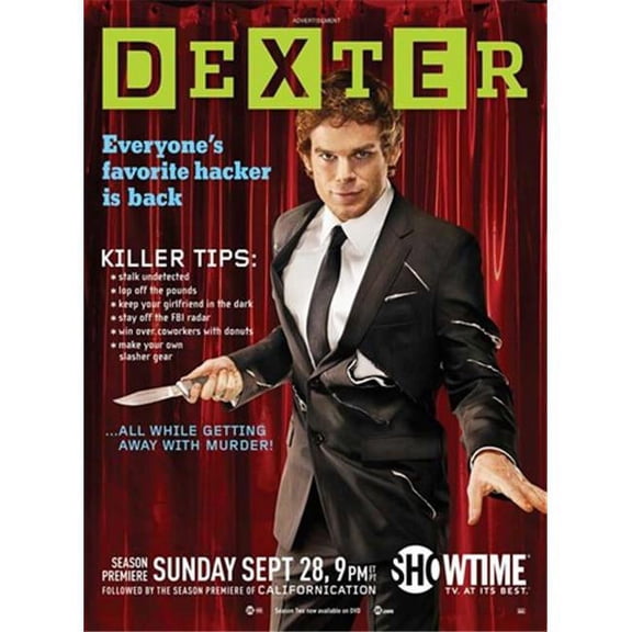 Posterazzi MOV451807 Dexter Movie Poster - 11 x 17 in.