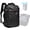 Black-3, variant on Kahopy Vacuum Backpack for Travel, 60L Expandable Compression Bag with Electric Vacuum Pump, Water Resistant and Anti Theft(Army Green)