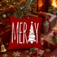 thumbnail image 4 of Christmas Throw Pillow Covers for Winter Decor 18x18" Christmas Pillowcase Bedroom Sofa Cushion Pillow Cover Christmas Tree Decorative Pillow, 4 of 7