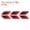 Red, variant on Uxcell Reflective Stripe Stickers, 3D Night Reflective Stickers Safety Warning Decals Carbon Fiber Protection Fluorescent Yellow