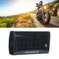 thumbnail image 1 of Universal Motorcycle Water Temp Gauge ABS DC12V LCD Super Slim Water Temperature Gauge With 18mm Sensor Adapter Water Temperature Meter Replacement For, 1 of 8
