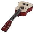 thumbnail image 4 of Guitarra acústica de tilo de 25 pulgadas, Mini guitarra pequeña de 6 cuerdas con cuerdas de púa de guitarra para niños, 4 of 5