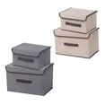 thumbnail image 4 of Cajas De Almacenamiento Plegables De Lino De Alta Calidad 2pcs Zefei Wu 9024735056119, 4 of 5