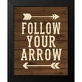 thumbnail image 2 of Robinson, Tamara 12x14 Black Modern Framed Museum Art Print Titled - Follow Your Arrow, 2 of 5