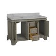 thumbnail image 6 of Katherine 60" Double Bathroom Vanity with Weathered Gray Cabinet and Carrara Marble Top, 6 of 6