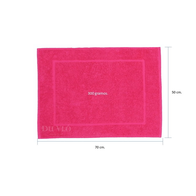 Tapete toalla para baño La Josefina 100% algodón 70 x 50 300 gramos Fiusha La Josefina Tapete toalla de baño