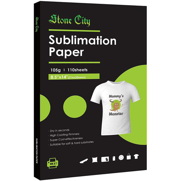 A-SUB Sublimation Paper 8.5X14 105g 150 Sheets Inkjet Sublimation