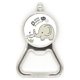 thumbnail image 1 of Sueño nube gris animal elefante Acero inoxidable Metal cerveza tapa sacacorchos, 1 of 3