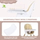 thumbnail image 4 of Trona convertible para bebés BABY JOY de madera 3 en 1, color beige, 4 of 9