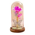 thumbnail image 2 of Rosa Flor Regalo Mujeres Boda Ornamento Colorido Flor Artificial Rosa Rosa Roja, 2 of 9