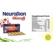 Neurobion Gluco B con Acido Alfa Lipoico Dietary Supplement B Complex with Alpha Lipoic Acid, Complejo B 30 Capsule