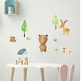thumbnail image 2 of Crearreda Watercolor Forest Wall Stickers, 2 of 2
