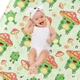 thumbnail image 2 of Cute Frog Mushroom Blanket Soft Fuzzy Flannel Plush Throw Blanket for Couch Sofa Bed Mushroom Decorative Blankets Funny Frog Mushrooms Gifts Blankets Swaddle Baby Kids Blanket All Season 60"x50", 2 of 6