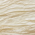thumbnail image 3 of Your Chair Covers - 132 Inch Round Crinkle Taffeta Tablecloth Champagne, 3 of 4