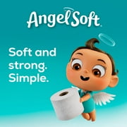 Angel Soft 79414 2-Ply Bath Tissue, 320 Sheets Per Mega Roll, 8-Roll Pack - Quantity 8