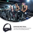 thumbnail image 5 of CIMAXIC 1 Pair Exercise Bike Pedals with Straps Bike Pedals Random Pattern,6.3"X5.91"X1.97", 5 of 5