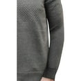 thumbnail image 4 of X RAY JEANS Mens Honeycomb Knit V-Neck Sweater, Charcoal, S, 4 of 5
