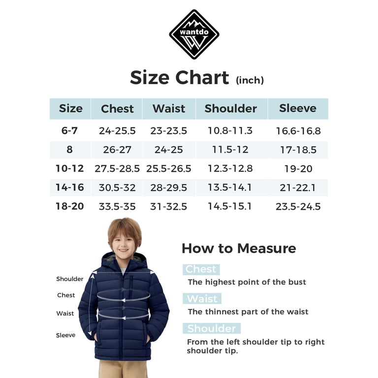 Wantdo Boys' Hooded Waterproof Packable Puffer Jacket photo 8