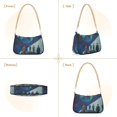 thumbnail image 7 of FORMRS Womens Shoulder Bag with Chain Strap Clutch Purse Cute Tote Handbag, Blue Planet, 7 of 7