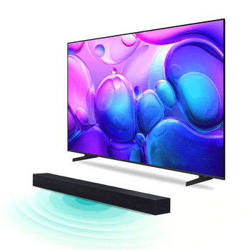 Combo TV 75" Samsung QLED Q6F 4K Smart TV + Barra de Sonido 2.0 Ch HW-B400F Negro