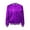 Purple, variant on Kids Girls Sparkly Sequin Baseball Jacket Long Sleeve Zip Up Bomber Jacket Hip Hop Dancing Green 6