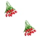 thumbnail image 3 of Flores artificiales decorativas Billuyoard 10 piezas color Rojo, 3 of 6
