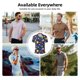 thumbnail image 5 of Fotbe Space Planet Camiseta Polo de Golf para Hombre con Estampado – Camisa Deportiva Transpirable con Cuello Abotonado-Medium, 5 of 6