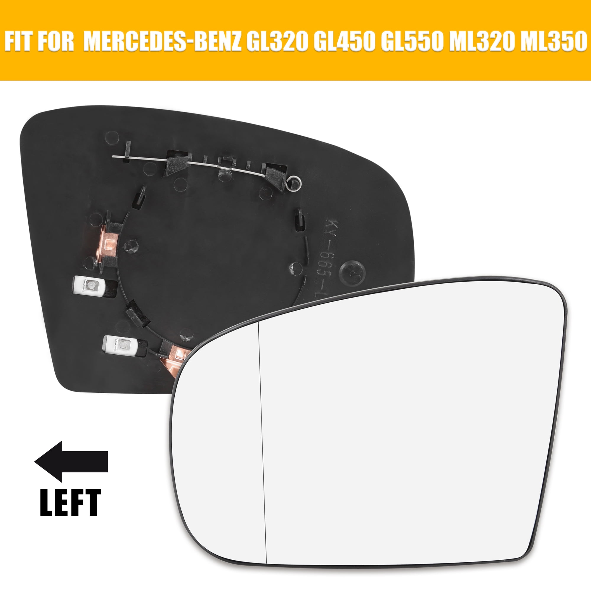 Unique Bargains Car Mirror Glass Heated Backing Plate