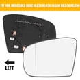 thumbnail image 2 of Unique Bargains Car Aspherical Mirror Glass Heated with Backing Plate Driver Side LH for Mercedes-Benz GL320 GL450, 2 of 7