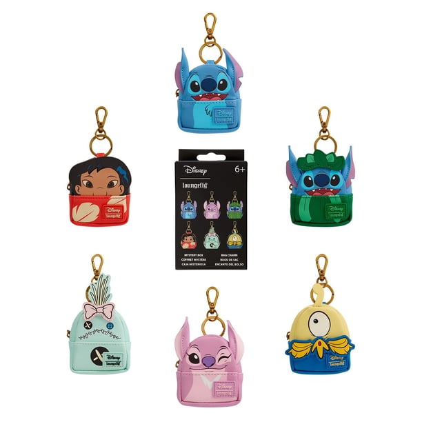 Llavero con colgante en miniatura Loungefly Disney Lilo & Stitch