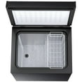 thumbnail image 3 of Auseo 2.5 cu. ft. Chest Freezer with 2 baskets Free Standing Top open Door Deep Compact Freezer Suitable for Home/RV/Kitchen/Office-Black, 3 of 17